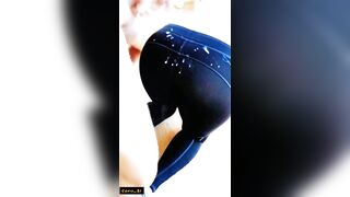 Tik Tok Flip the Switch Challenge Fuck. Cum on the Ass in LEGGINS. Covid 19 Quarantine. POV GONZO PO