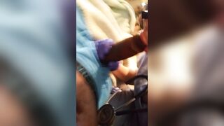 Sexy Nurse with Latex Gloves gives Blow Job to Patient no COVID-19