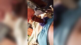 Sexy Nurse with Latex Gloves gives Blow Job to Patient no COVID-19