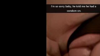 Snapchat Sex Video my Cheating MILF Wife sent me