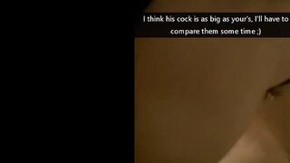 Snapchat Sex Video my Cheating MILF Wife sent me