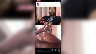 Thot Fist her Pussy Ig Live