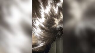 .AMAZING Car SLOPPY BJ on my Big DICK