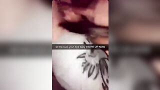 Snapchat Thot Serves Client in Car