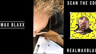 PAWG WITH GOREOUS EYES ALMOST GETS CAUGHT GIVING BJ IN MALL OF AMERICA PARKING LOT