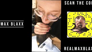 PAWG WITH GOREOUS EYES ALMOST GETS CAUGHT GIVING BJ IN MALL OF AMERICA PARKING LOT
