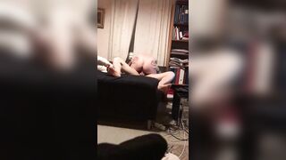 Teen Step Sister Rides my Big Cock after Work