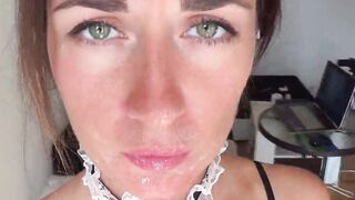 Camilla Moon - sperm on my face and glasses