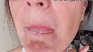 Camilla Moon - sperm on my face and glasses