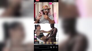 Sexy Latina have Sex with BBC on Instagram Live