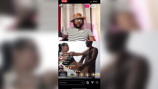 Sexy Latina have Sex with BBC on Instagram Live