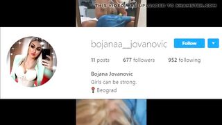 Bojana pusi kurac i vidi se joj dupe