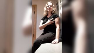 Longer Topless Breast Massage while at Work