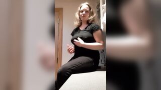 Longer Topless Breast Massage while at Work