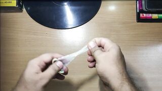 Sexy toy from Condom, Real home made toy for mes