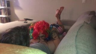 Blowjob on the Couch when no one is Home