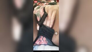 Dared her to Play with her Pussy on Facebook Live