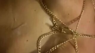 Busty hotwife fucked hard by hubby and bull!