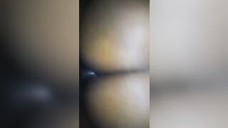 Bangin this Caramel Booty and Making it Wet like Niagara Falls! Dark Chocolate PussyMylker Dick!!