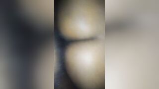 Bangin this Caramel Booty and Making it Wet like Niagara Falls! Dark Chocolate PussyMylker Dick!!