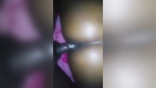 Bangin this Caramel Booty and Making it Wet like Niagara Falls! Dark Chocolate PussyMylker Dick!!