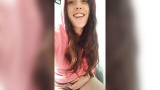 Hairy Pussy Pee Fetish Hoodie Camgirl Pisses TOLIET, uses TP, Fingers Clit PinkMoonLust on ONLYFANS