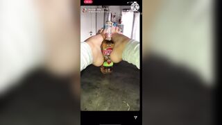 Mariefrenchfeetgirl Boomerang Instagram Footjob Water Bottle/glass Bottle (loop)