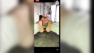 Mariefrenchfeetgirl Boomerang Instagram Footjob Water Bottle/glass Bottle (loop)