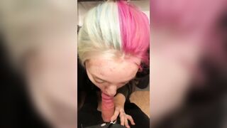 Teen Gets Cum Covered by Real Hotel Employee