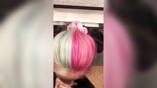Teen Gets Cum Covered by Real Hotel Employee