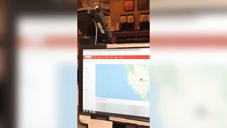 Teen Gets Cum Covered by Real Hotel Employee