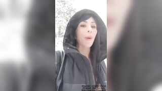 Littleangel84 - Assfucked Anal in the Snow at Mont Ventoux - Challenge 5