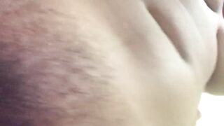 EBONY HAIRY CAMELTOE VIEW BODYVIEW BEFORE I SHAVE MY PUSSY