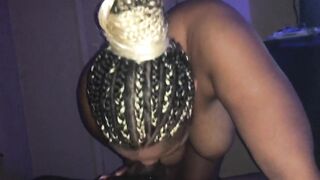 Thick 18 Teen Y/o Bitch Practices Twerking her Big DONKEY Booty on my Dick