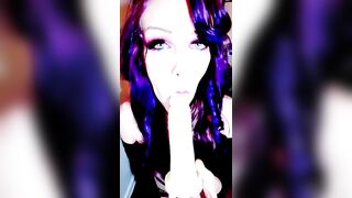 SEXIEST BLUE EYED ALT GIRL SUCKS AND PLAYS