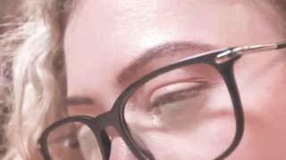 Tiny Nerd with Glasses Fucked by Stepdad - SNAPCHAT FUCK