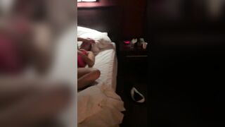 She Plays, then Gets Throat Fucked by Huge Cock