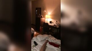 She Plays, then Gets Throat Fucked by Huge Cock