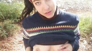 (Risky Public) very Hot Sex in the Mountains!