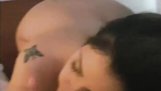 Passionately Sucking his Cock