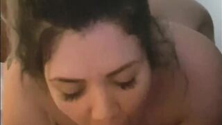 Passionately Sucking his Cock