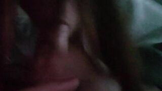Step-Sis Sucks Cock for a Quick Fuck