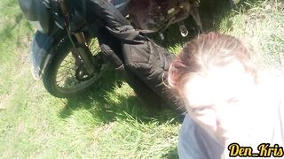 Spring Blowjob from Insatiable Favorite Schoolgirl Face Flooded with Warm Tasty Sperm