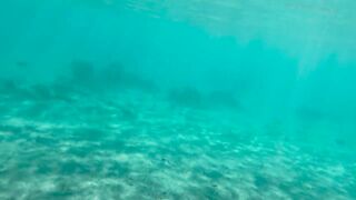 My Naked Diving on a Public Beach - Rate what I can do Underwater