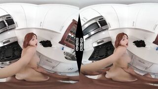 Fucking Cute Busty Teen in the Kitchen - WankzVR Virtual Sex