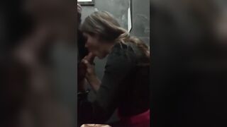 Kate Met on ​Z​oneFu​​ck​​ C​om​ Give Public Toilet Blowjob