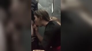 Kate Met on ​Z​oneFu​​ck​​ C​om​ Give Public Toilet Blowjob