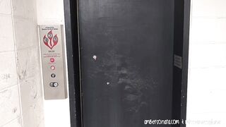 Public Elevator Girl Fingers Girl Passionately!