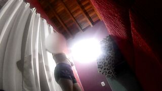 I found an old Video of my Step Sister in her Room