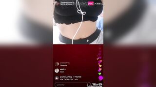 Mostrando tetas en instagram live mostrando chichis